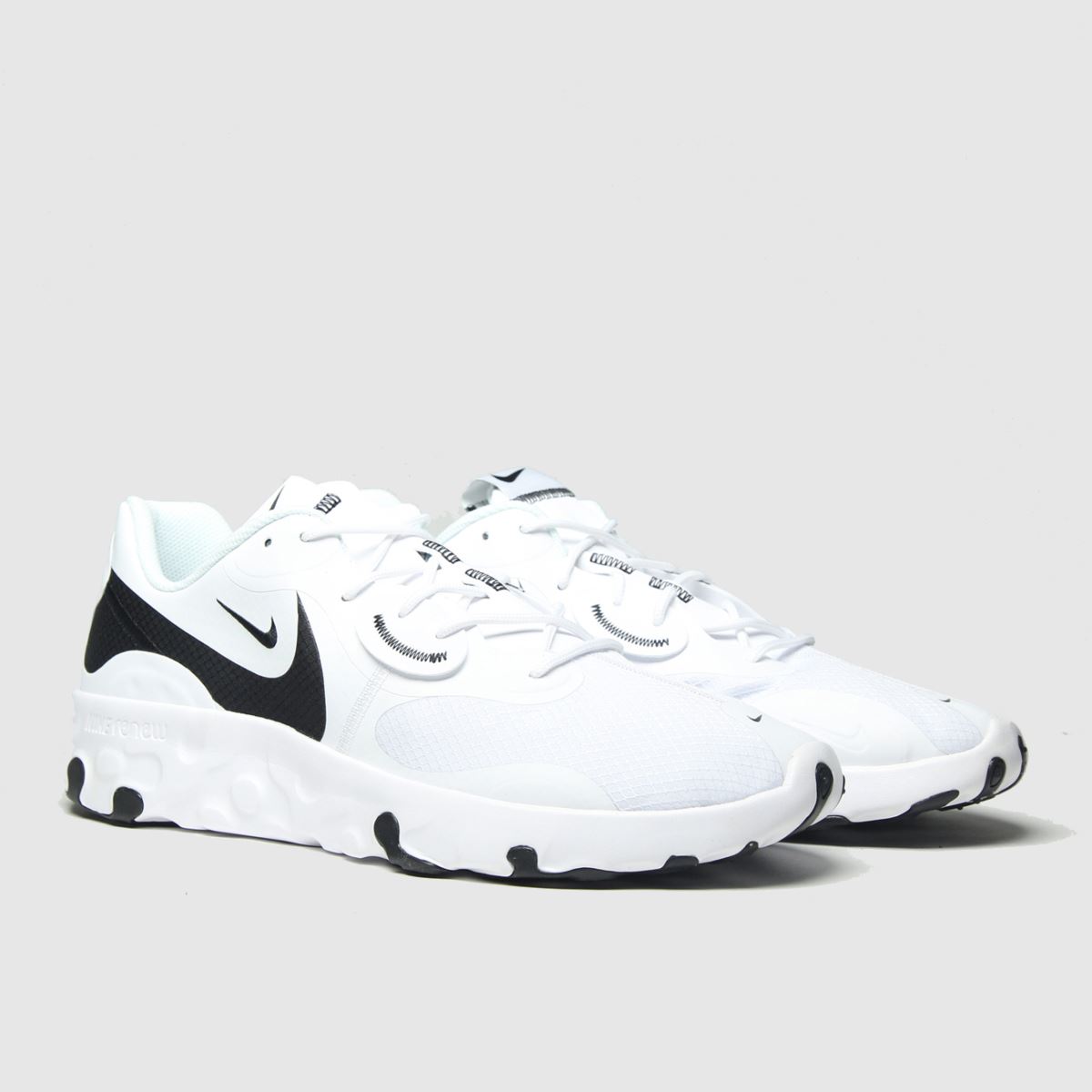 Mens White & Black Nike Renew Lucent 2 Trainers | schuh