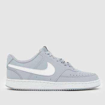 Nike Grey Court Vision Low Mens Trainers