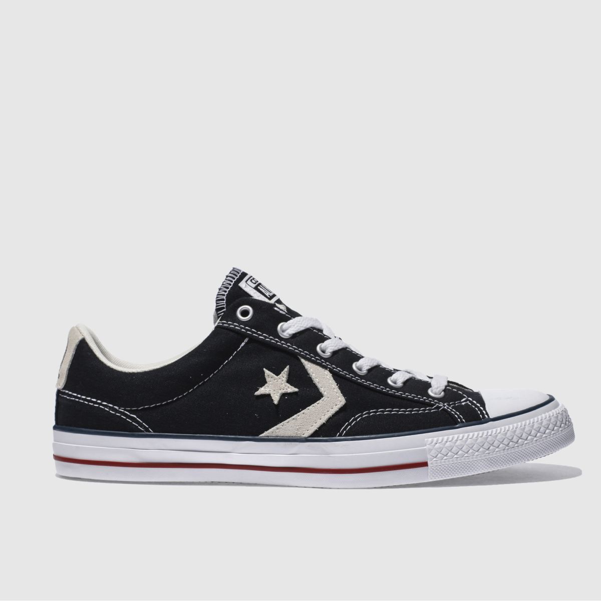 mens black converse star player remastered trainers | schuh