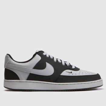 Nike Black & Grey Court Vision Mens Trainers