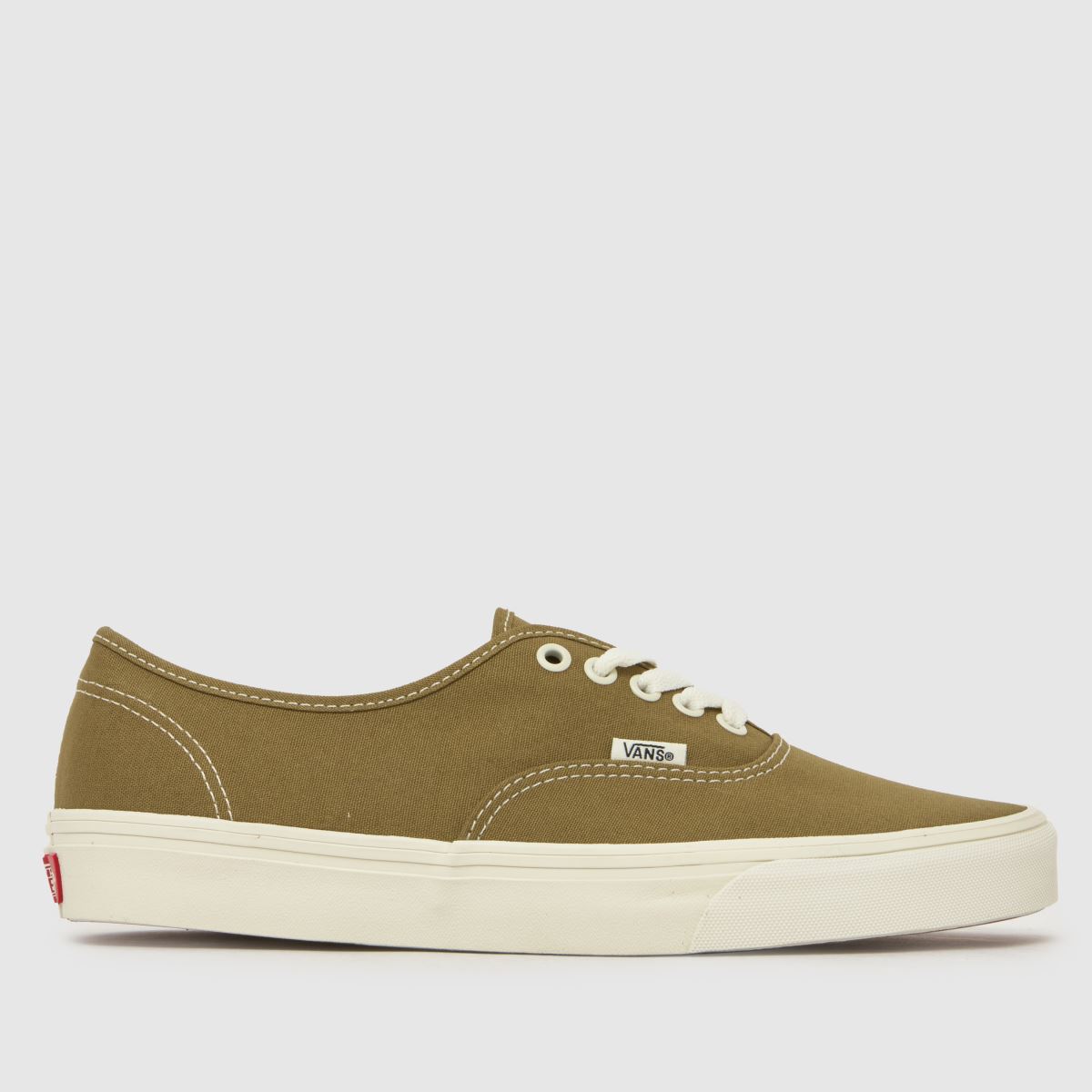 Vans Authentic in White & Green Vans Authentic