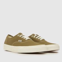 Vans Authentic in White & Green Vans Authentic,2 of 4