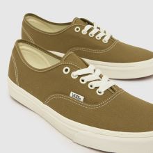 Vans Authentic in White & Green Vans Authentic,3 of 4