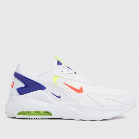 Mens White \u0026 Blue Nike Air Max Bolt 