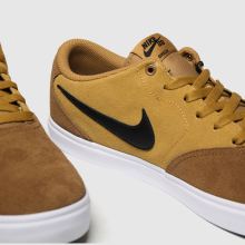nike sb tan check solarsoft trainers