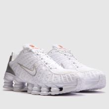 Nike Shox TL in White & Silver Nike Shox TL,2 of 4