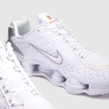 Nike Shox TL in White & Silver Nike Shox TL,3 of 4