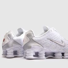 Nike Shox TL in White & Silver Nike Shox TL,4 of 4