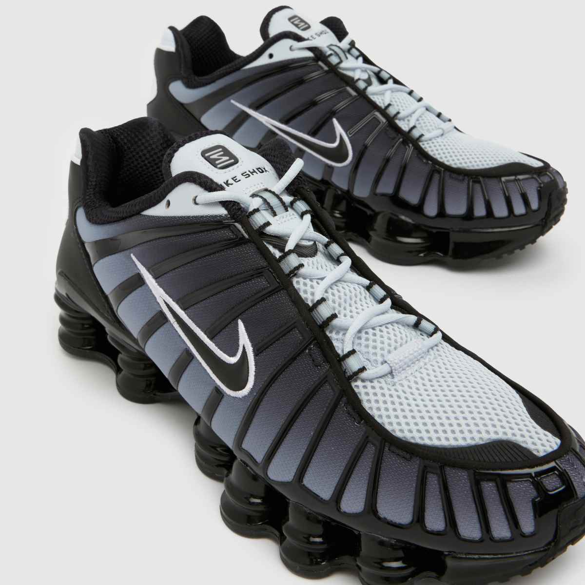 Mens Black & Grey Nike Shox TL Trainers | schuh
