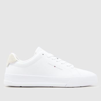 TOMMY HILFIGER White Court Core Mens Trainers