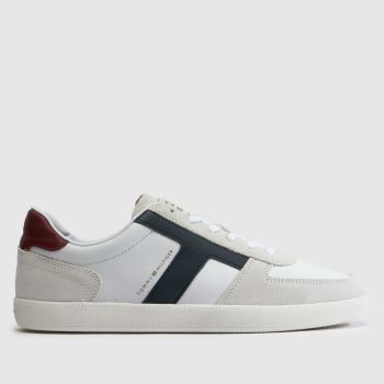 TOMMY HILFIGER White Multi Tribeca Mens Trainers