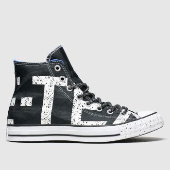 converse black & white all star gore-tex hi trainers converse black & white all star gore-tex hi trainers