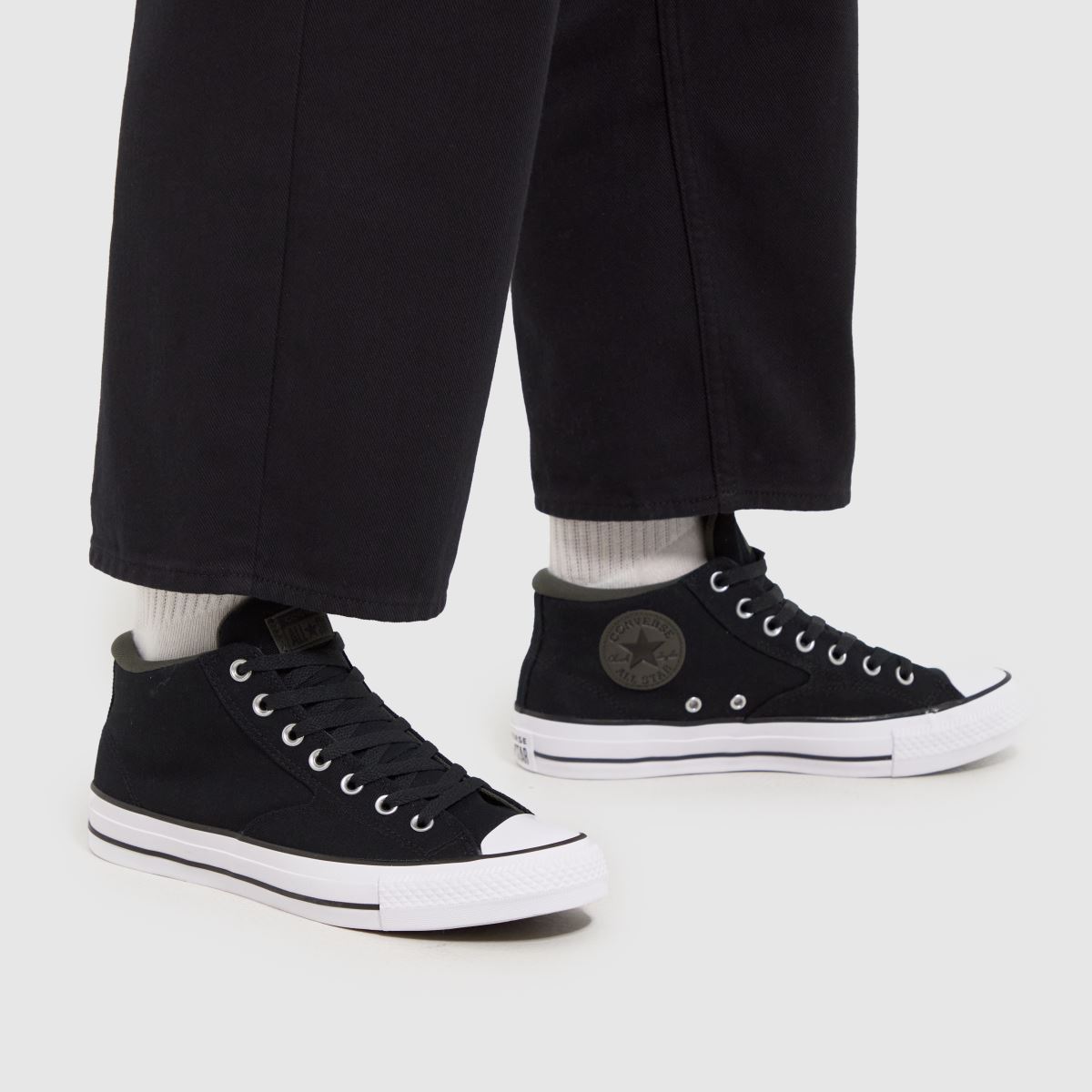 Converse All Star Malden Trainers in Black & Green