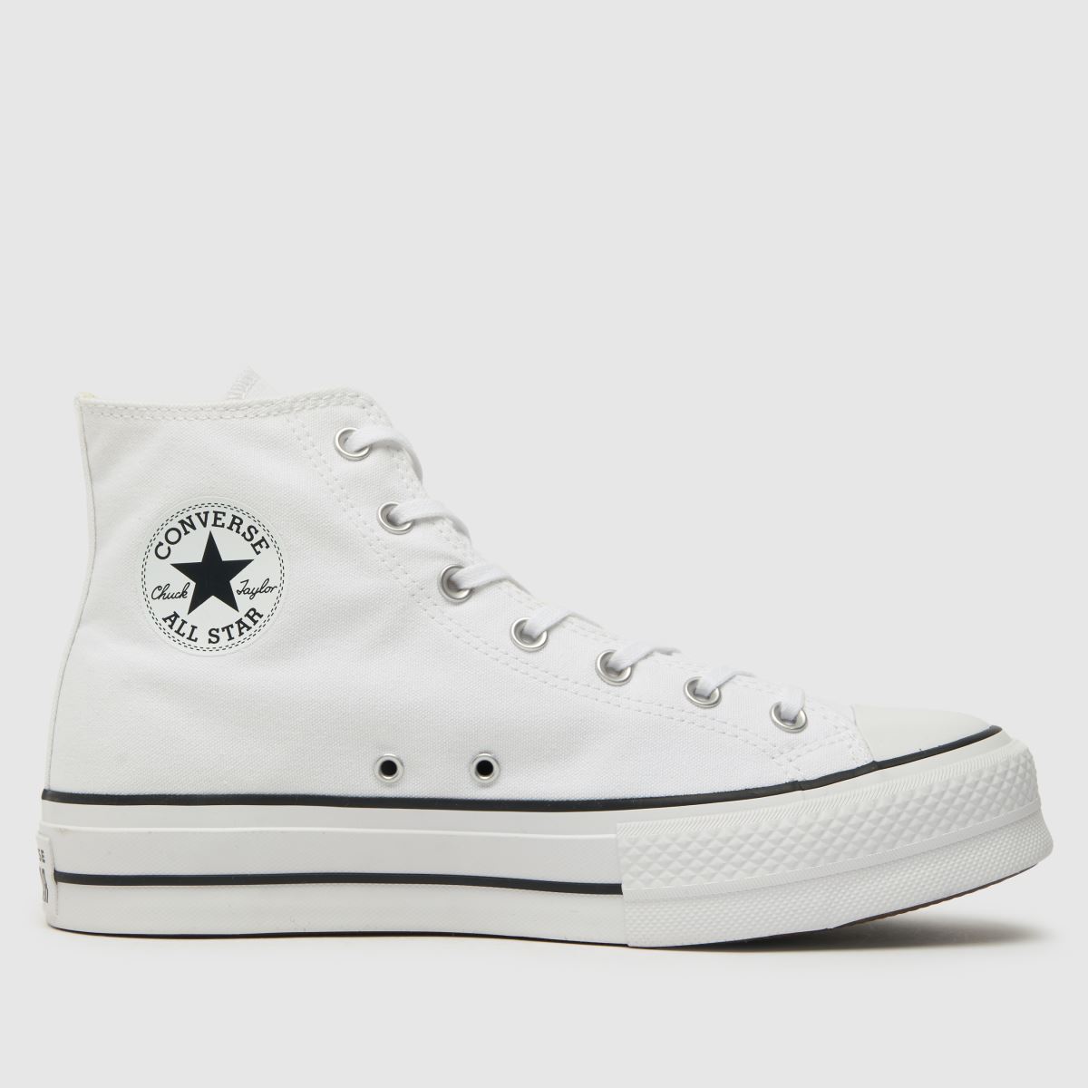 Converse all star lift hi trainers in white Converse all star lift hi trainers in white