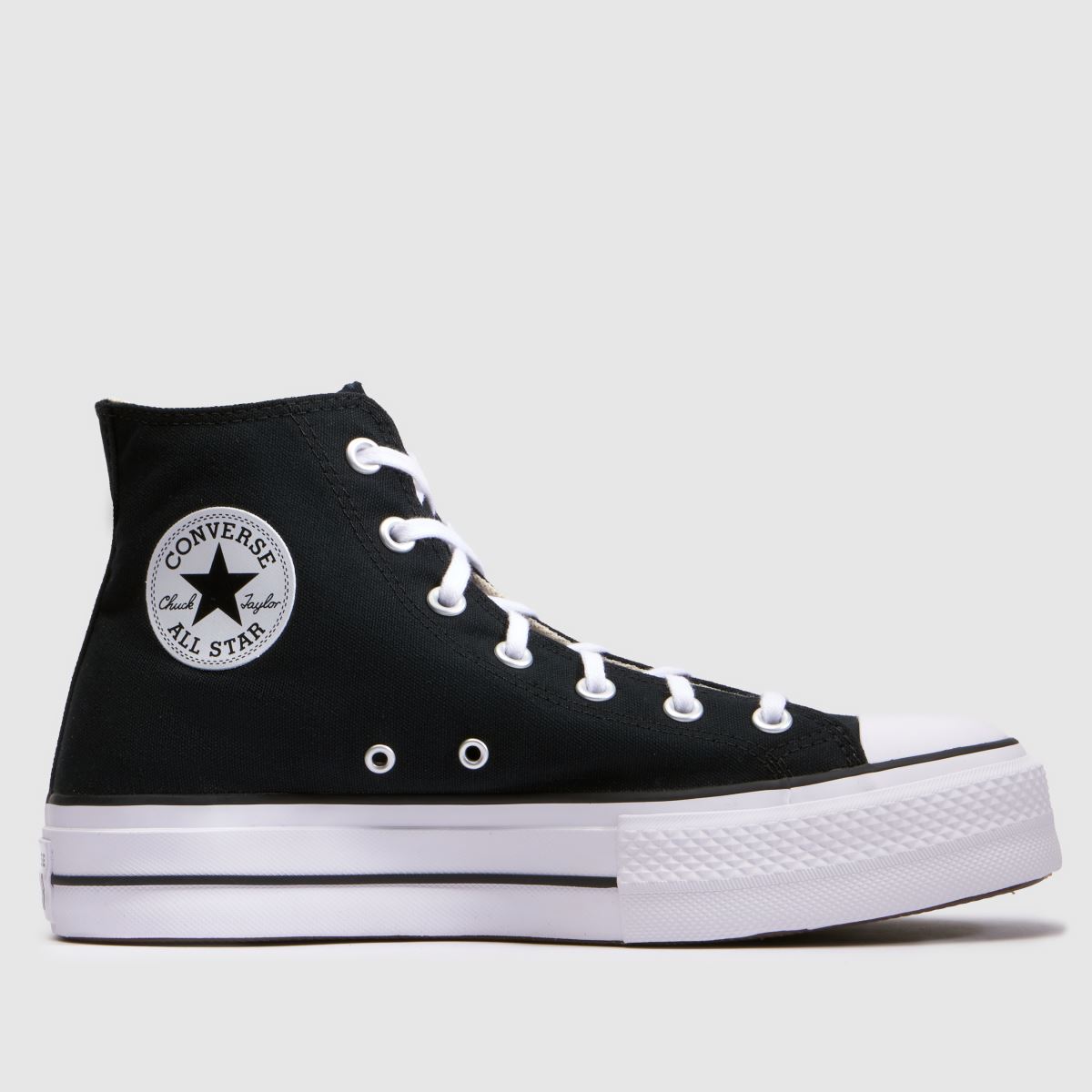 Converse All Star Lift Hi Trainers Black & White, Size: 9, Schuh