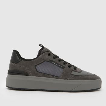 CRUYFF Dark Grey Endorsed Tennis Mens Trainers