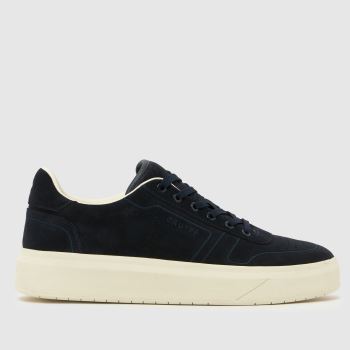CRUYFF Navy & White Endorsed Lux Mens Trainers