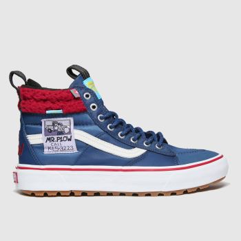 Vans navy & red ua sk8-hi mte 2.0 simpsons trainers Vans navy & red ua sk8-hi mte 2.0 simpsons trainers