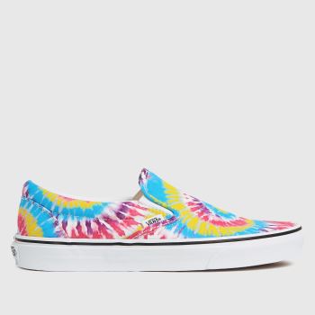 Vans multi tie dye classic slip trainers Vans multi tie dye classic slip trainers