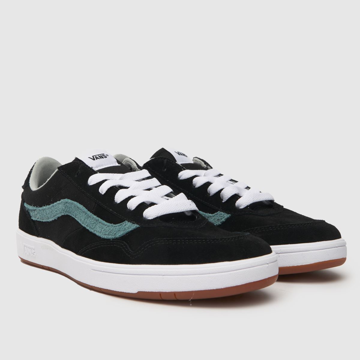 Mens Black & Green Vans Cruze Too Comfycush Trainers schuh