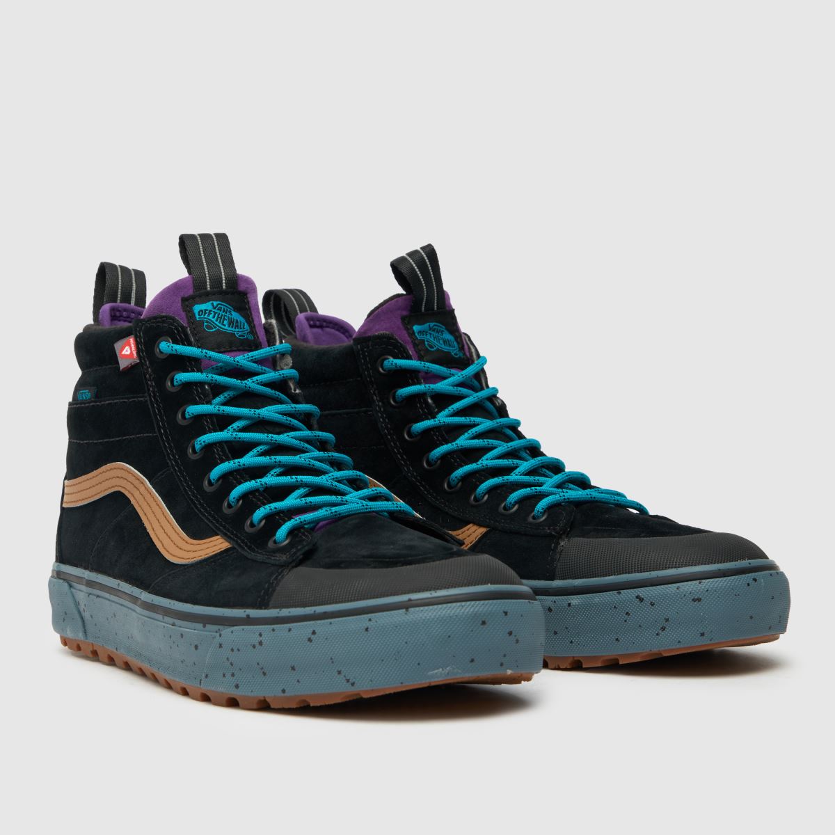 Mens Black Vans Sk8hi Mte2 Trainers schuh