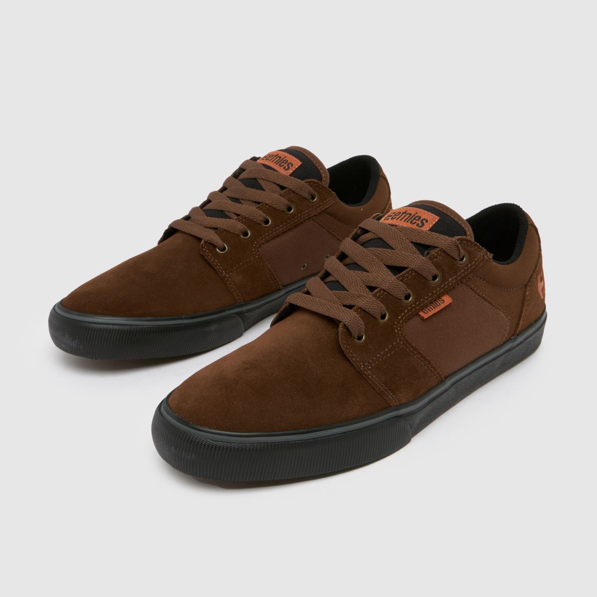 Etnies Sneakers Etnies Barge Preserve Mens Dark Brown Etnies Barge