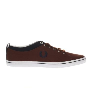 mens brown fred perry hallam trainers | schuh FRED PERRY BROWN HALLAM TRAINERS