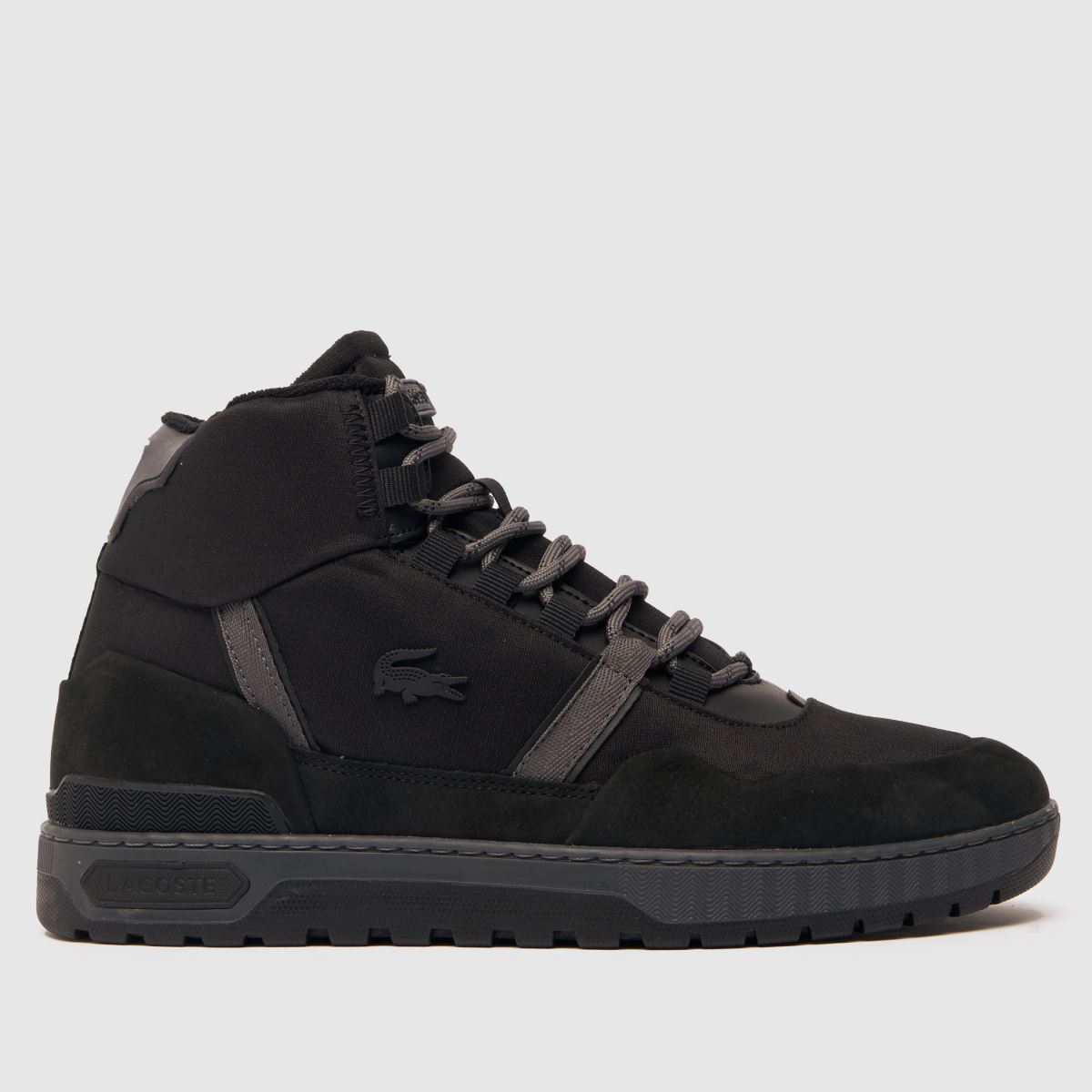 Lacoste Black T clip Wntr Mid Trainers ShoeFreak