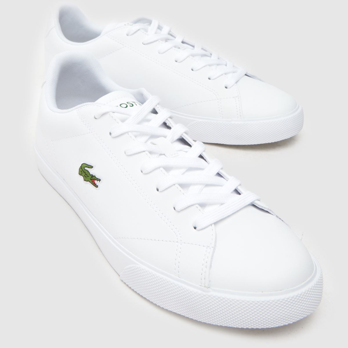 Mens White Lacoste Lerond Set Trainers | schuh