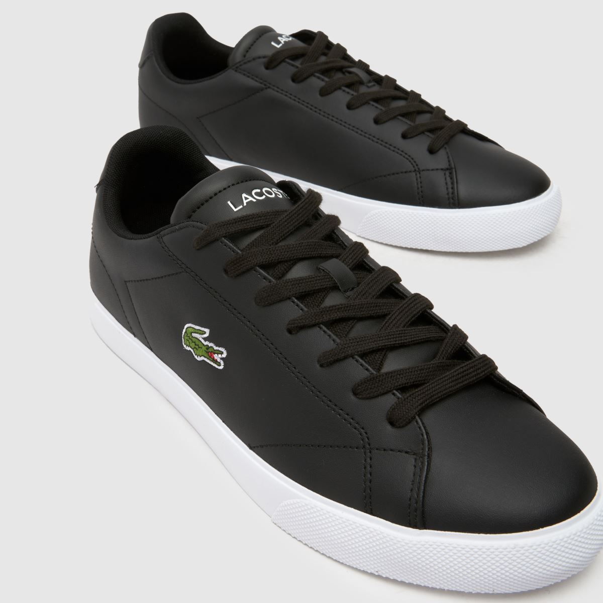 Mens Black Lacoste Lerond Set Trainers | schuh
