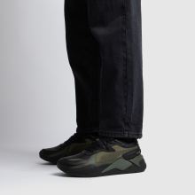 puma black & green rs-x winterized trainers puma black & green rs-x winterized trainers