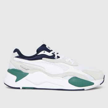 PUMA white rs-x3 cubed trainers PUMA white rs-x3 cubed trainers