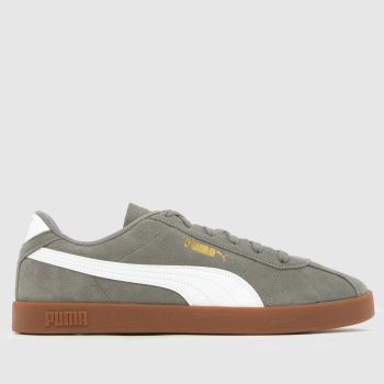 PUMA Grey Club II Era Mens Trainers