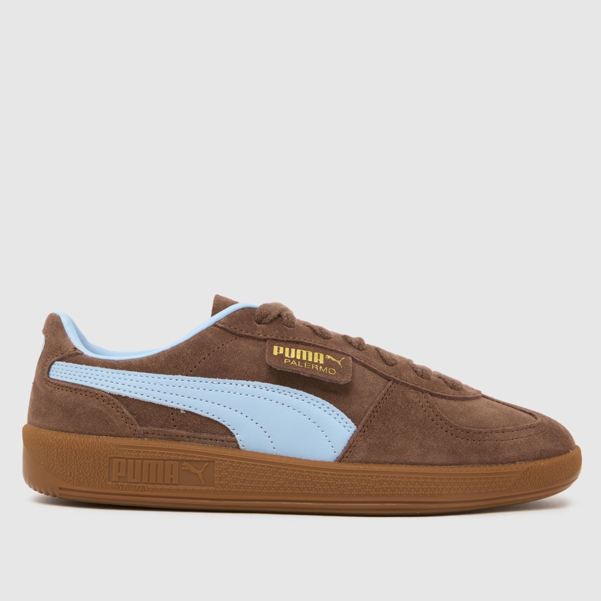 PUMA Palermo Trainers in Brown Multi
