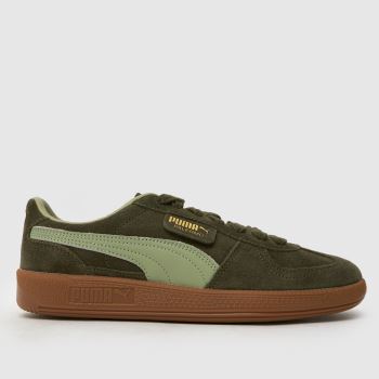 PUMA Khaki Palermo Mens Trainers
