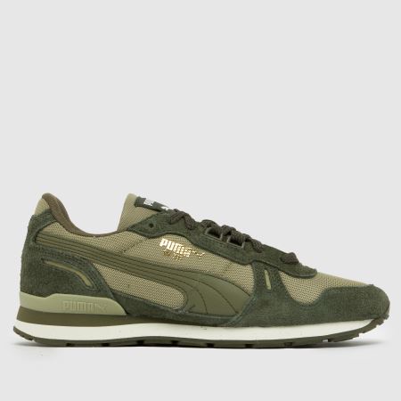 Mens Khaki PUMA RX 737 Trainers | schuh