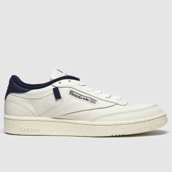 Reebok white & navy club c 85 trainers Reebok white & navy club c 85 trainers