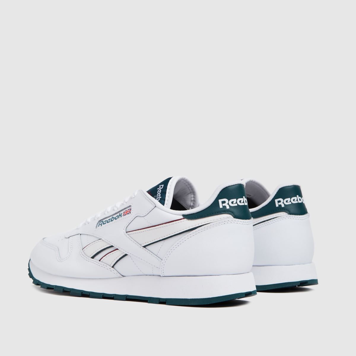 reebok green trainers