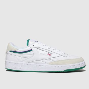reebok white & green revenge plus trainers reebok white & green revenge plus trainers
