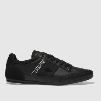 lacoste black & white chaymon trainers lacoste black & white chaymon trainers