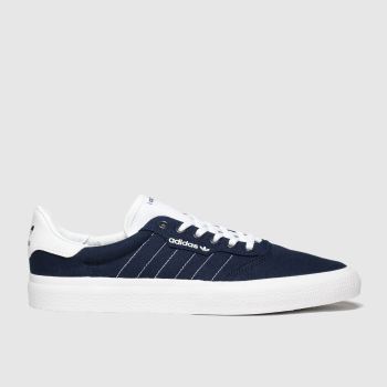 adidas skateboarding navy & white 3mc trainers adidas skateboarding navy & white 3mc trainers