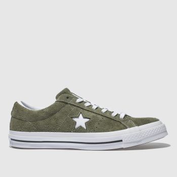 mens khaki converse one star ox vintage suede trainers | schuh mens khaki converse one star ox vintage suede trainers | schuh