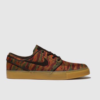 nike sb brown & red zoom janoski premium trainers nike sb brown & red zoom janoski premium trainers