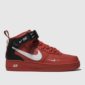 mens red nike trainers