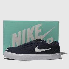 nike sb navy check solarsoft trainers