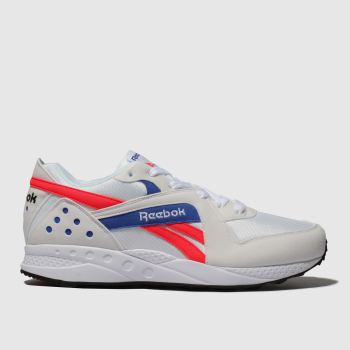 reebok white & red pyro trainers reebok white & red pyro trainers