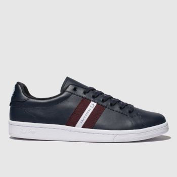 fred perry navy b721 leather tape trainers fred perry navy b721 leather tape trainers