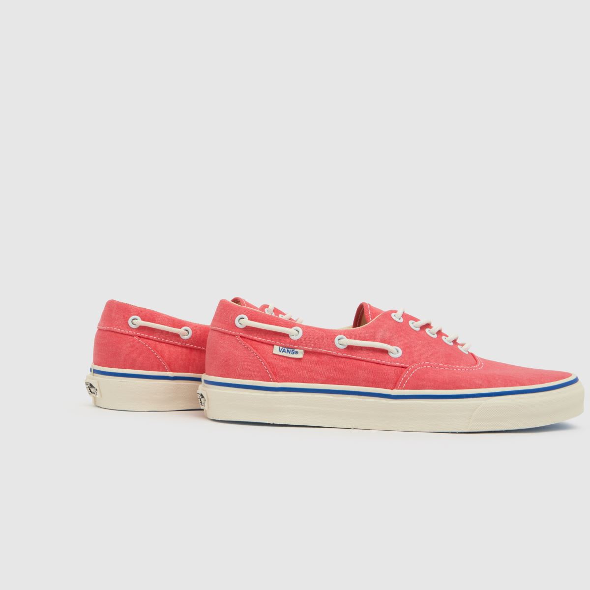 Vans Authentic Boat in Red Multi Vans Authentic Boat 7