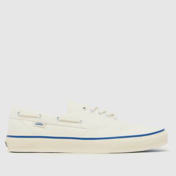 Vans White & Blue Authentic Boat Mens Trainers