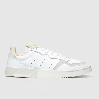 adidas white & beige supercourt trainers adidas white & beige supercourt trainers